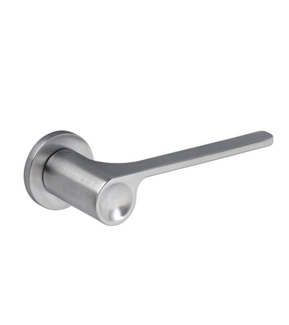 Puxador de porta cromado acetinado PLANO puxador design