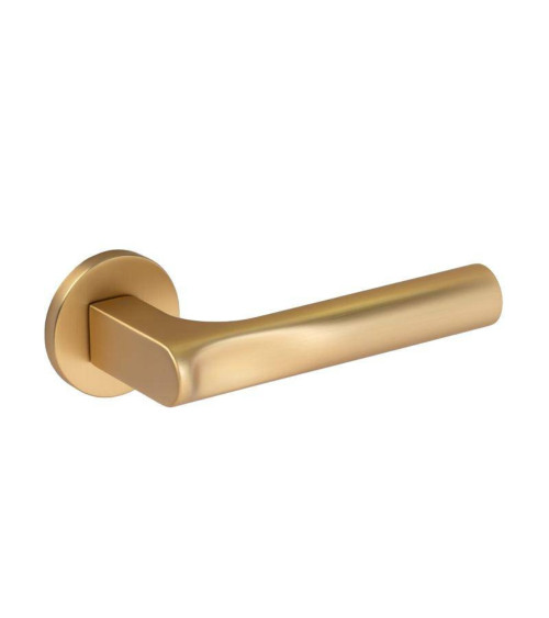 Puxador de porta dourado acetinado TACTUS puxador design