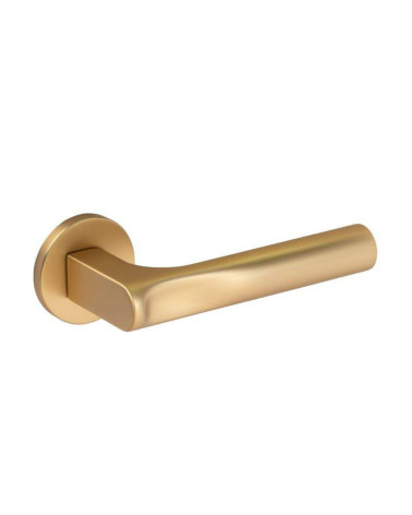 Puxador de porta dourado acetinado TACTUS puxador design