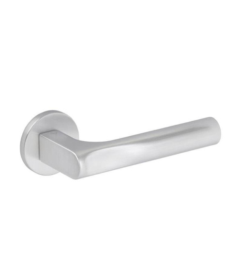 Puxador de porta cromado acetinado TACTUS puxador design