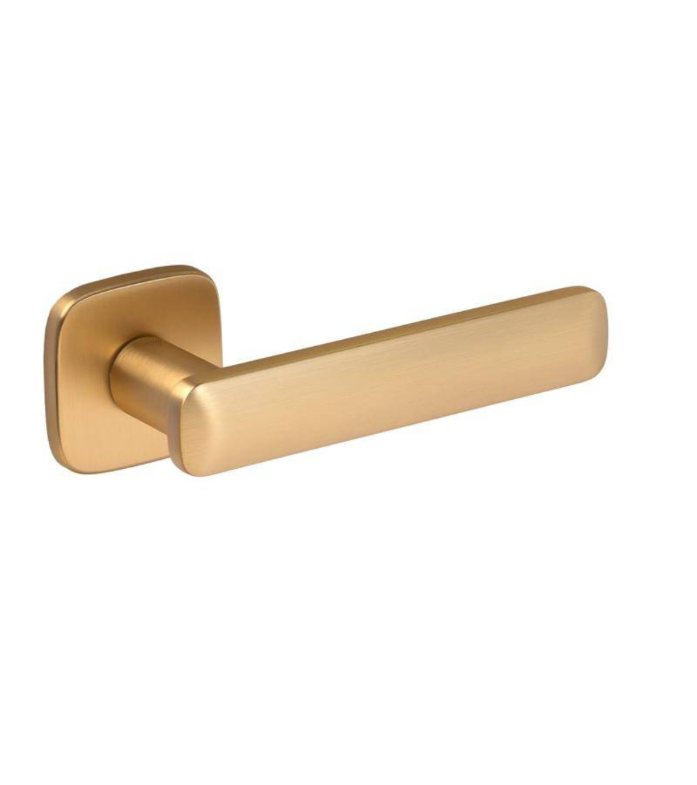 Puxador de porta dourado acetinado FORMA puxador design