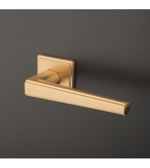 Puxador de porta dourado mate SYRINGA puxador design
