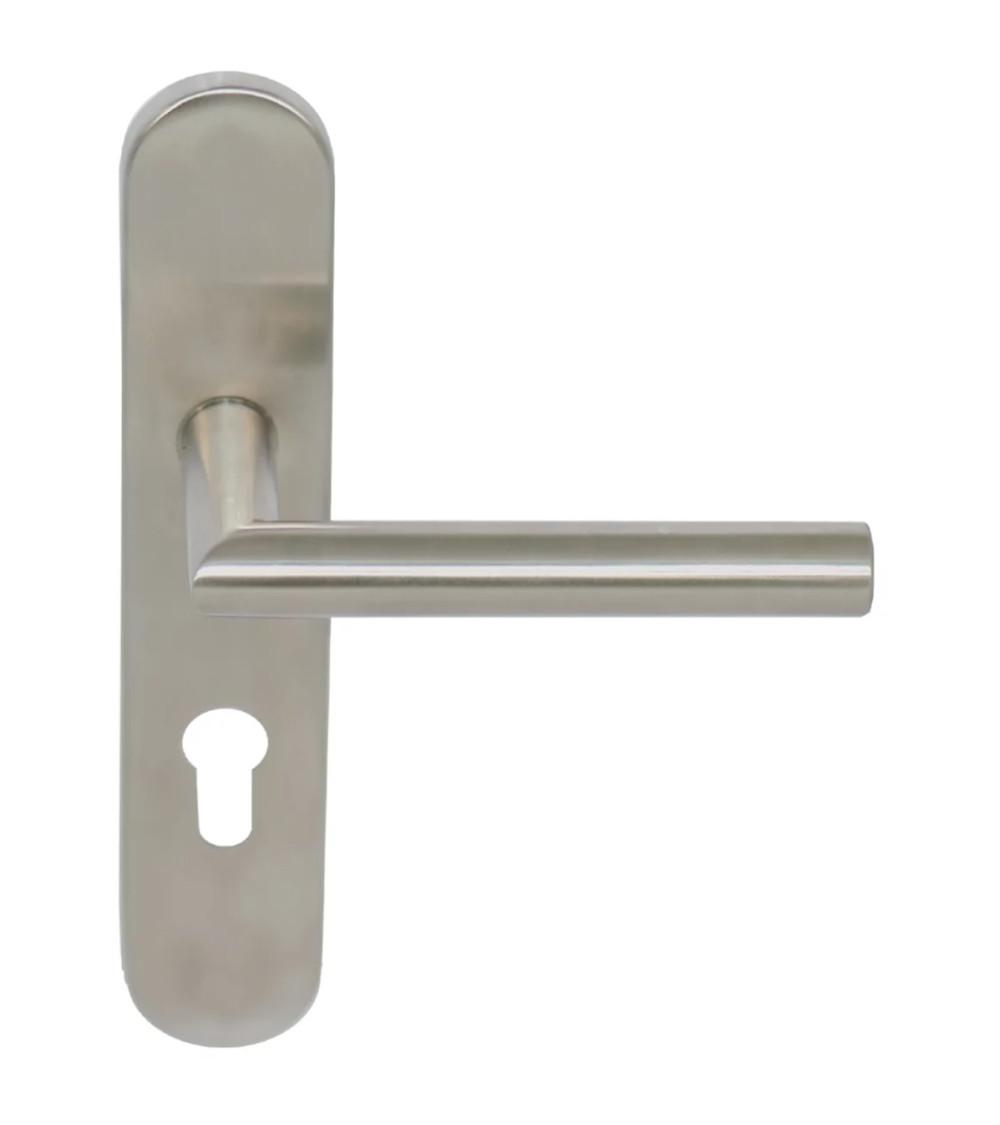 Puxador sobre placa inox 316 Altesse – Resistente exterior & beira-mar | MillaPoignees