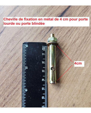 Batente de porta preta STOPPER 1722 F5