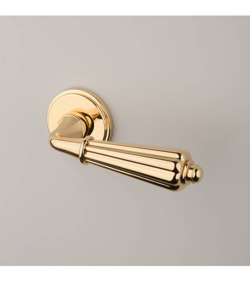 Puxador de porta dourado polido LIMONA design