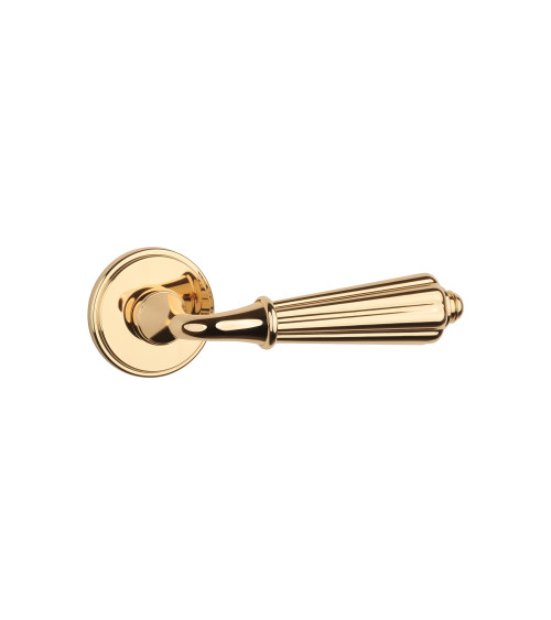Puxador de porta dourado polido LIMONA design
