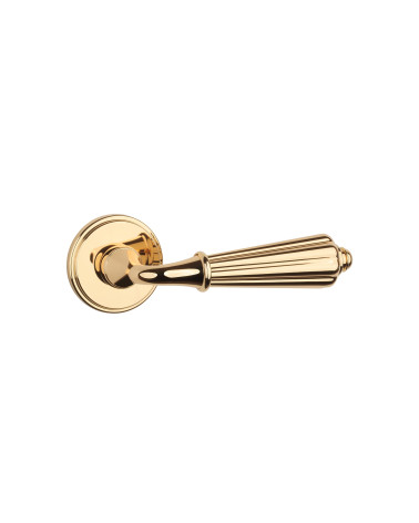 Puxador de porta dourado polido LIMONA design