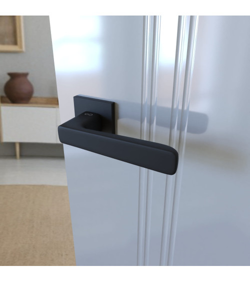 Puxador de porta preto PARMA design