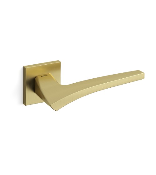Puxador de porta dourado acetinado Mandelli Astrid puxador design
