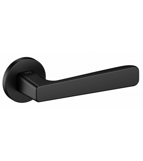 Puxador de porta preto PARMA ferragens design