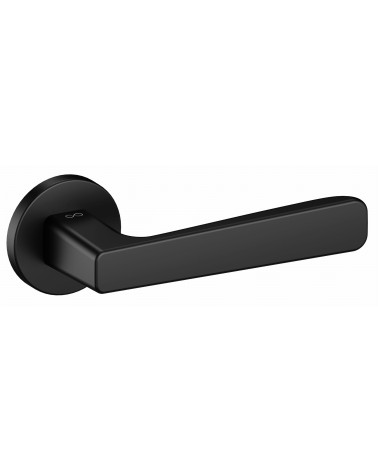 Puxador de porta preto PARMA ferragens design
