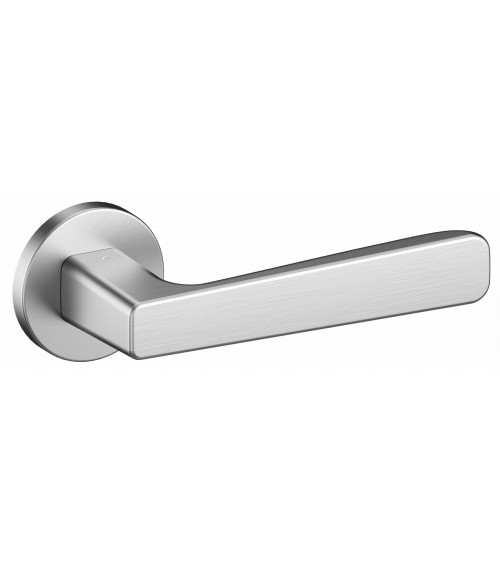 Puxador de porta cromado acetinado PARMA ferragens design