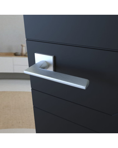 Puxador de porta minimalista ARA design vista de cima