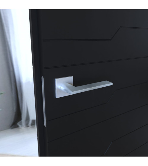 Puxador de porta cromado acetinado ARA puxador design