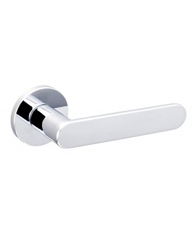Puxador de porta cromado polido Line Vénus design