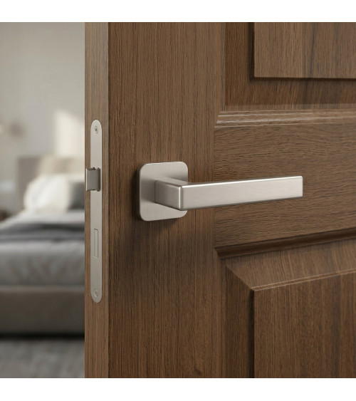 Puxador de porta níquel acetinado TILIA puxador design