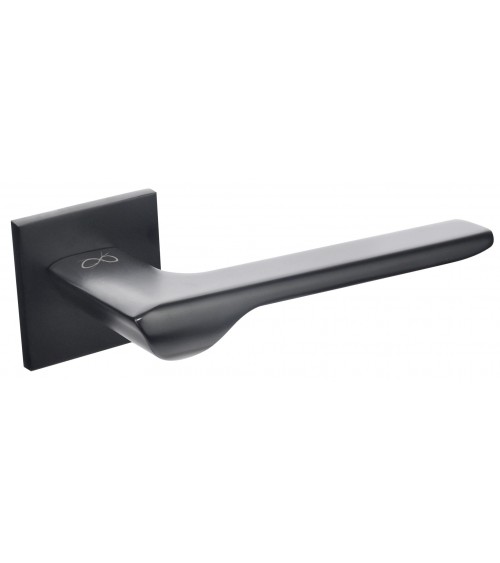 Puxador de porta preto LIGNE design