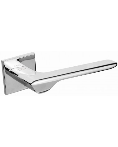 Puxador de porta cromado polido LIGNE design