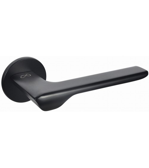 Puxador de porta preto LIGNE design
