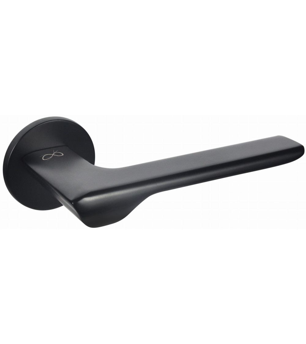 Puxador de porta preto LIGNE design