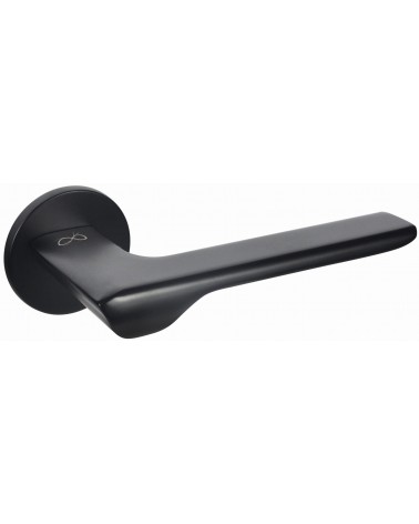 Puxador de porta preto LIGNE design