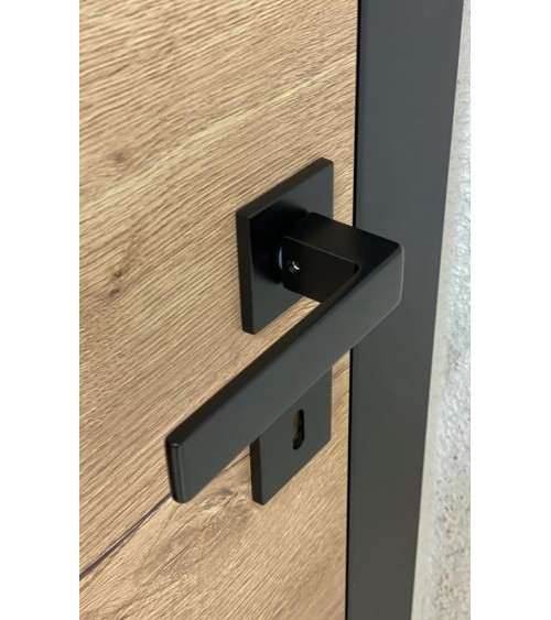 Puxador de porta preto Apollo puxador design