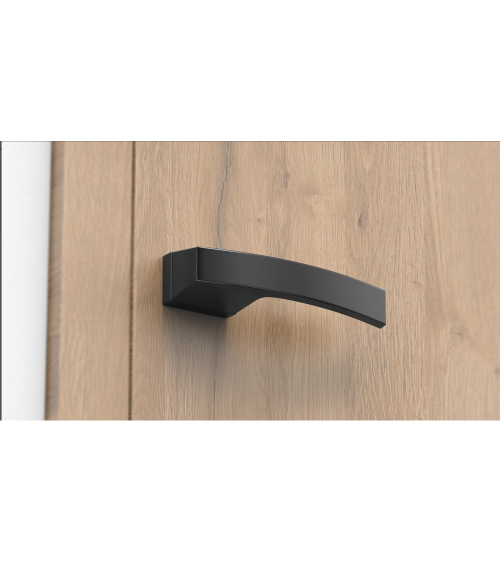 Puxador de porta preto Arc puxador design