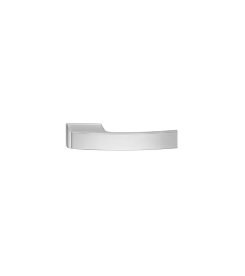 Puxador de porta cromado acetinado Arc design
