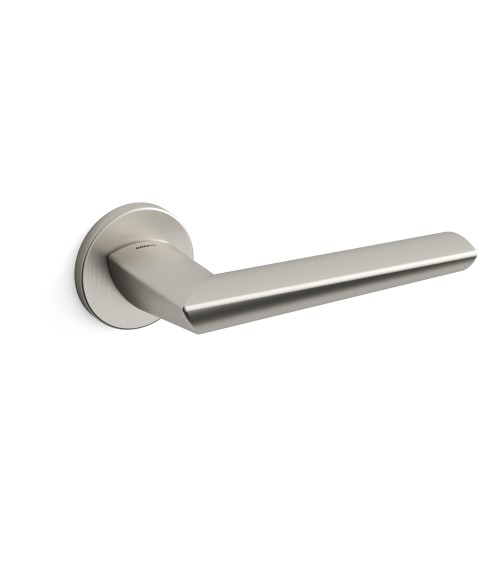 Puxador de porta níquel acetinado Mandelli Isi design