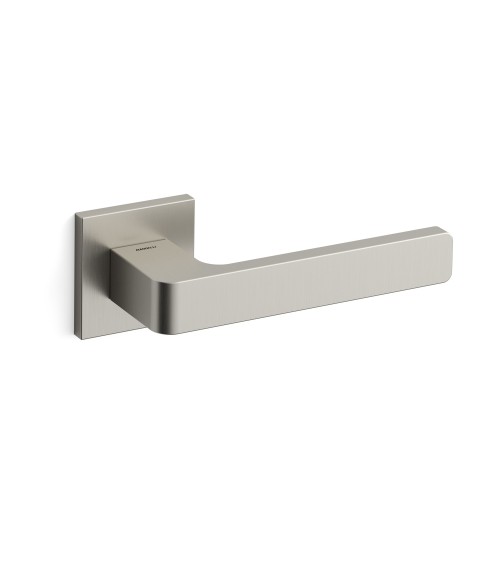Puxador de porta níquel acetinado Mandelli Lario design