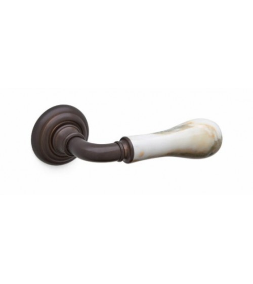 Puxador de porta bronze Mandelli Naxos design