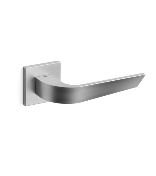 Puxador de porta cromado acetinado Mandelli Nuria puxador design