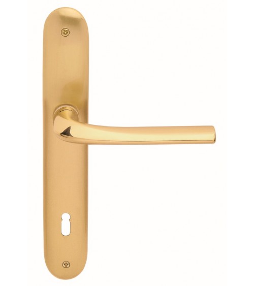 Puxador de porta em placa longitudinal Mandelli Filo puxador design