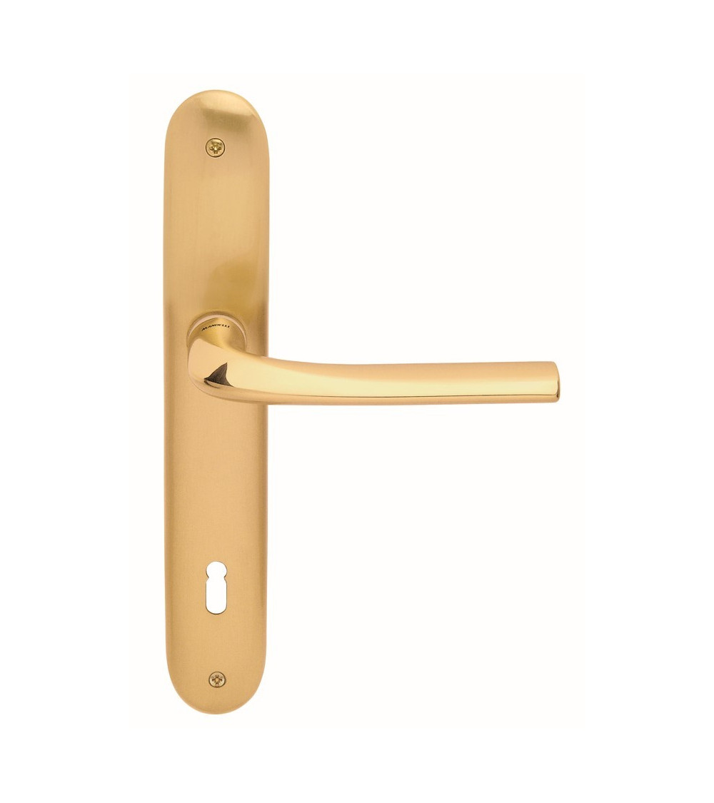 Puxador de porta em placa longitudinal Mandelli Filo puxador design