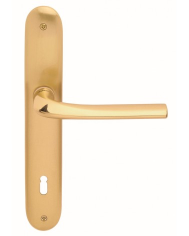 Puxador de porta em placa longitudinal Mandelli Filo puxador design