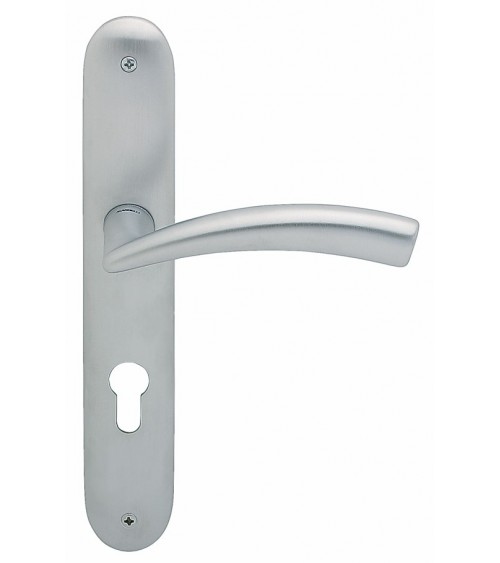 Puxador de porta em placa longitudinal Mandelli Nadir puxador design