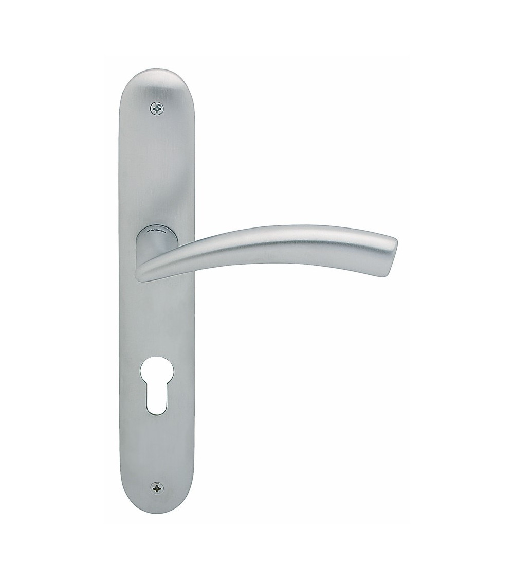 Puxador de porta em placa longitudinal Mandelli Nadir puxador design