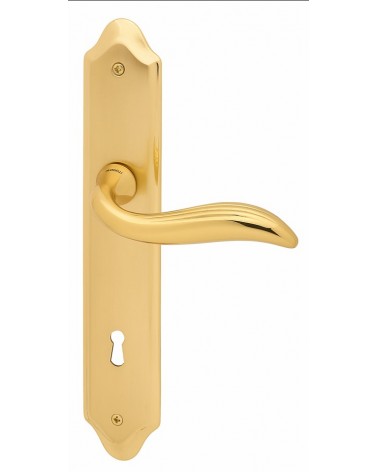 Puxador de porta em placa longitudinal Mandelli Plisse puxador design