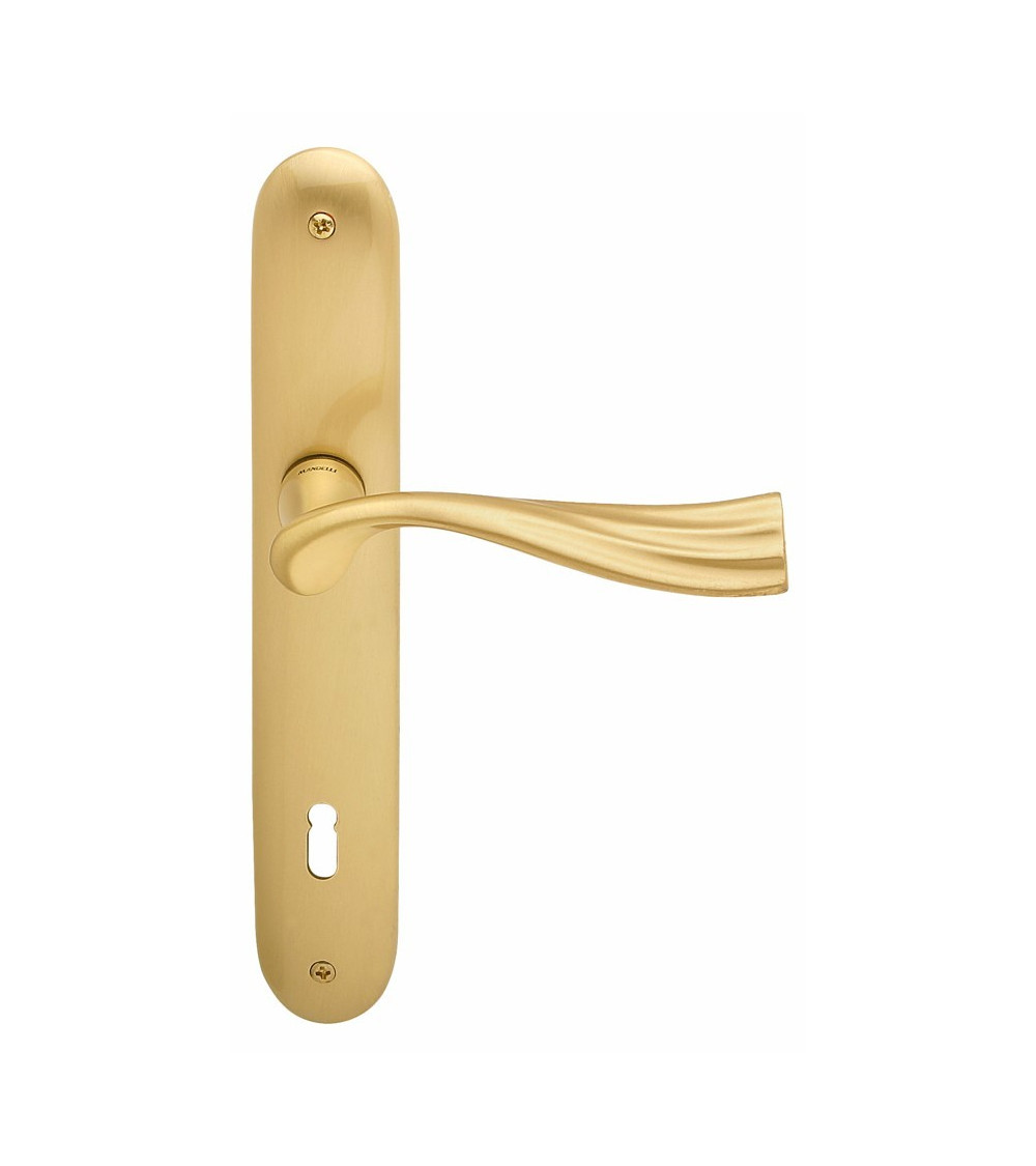 Puxador de porta em placa longitudinal Mandelli River design