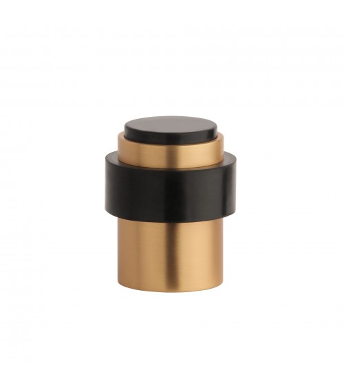 Batente de porta dourado mate STOPPER, para chão e parede - puxador design