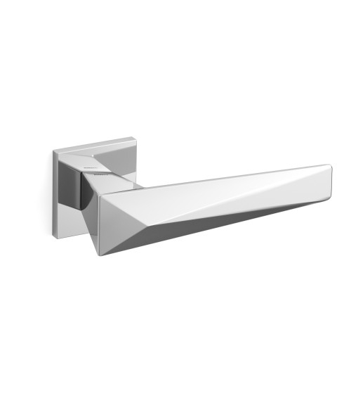 Puxador de porta cromo polido Mandelli Zeit design