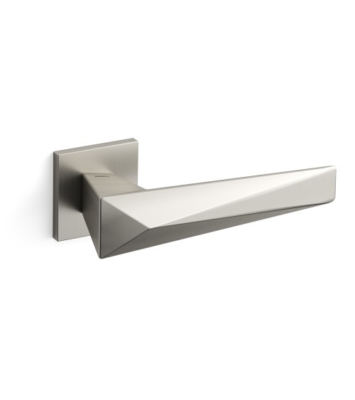 Puxador de porta níquel acetinado Mandelli Zeit design