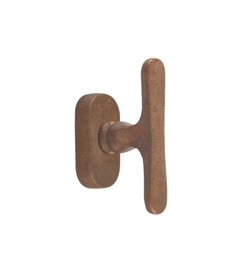 Puxador de janela em bronze bruto - Pure - puxador design