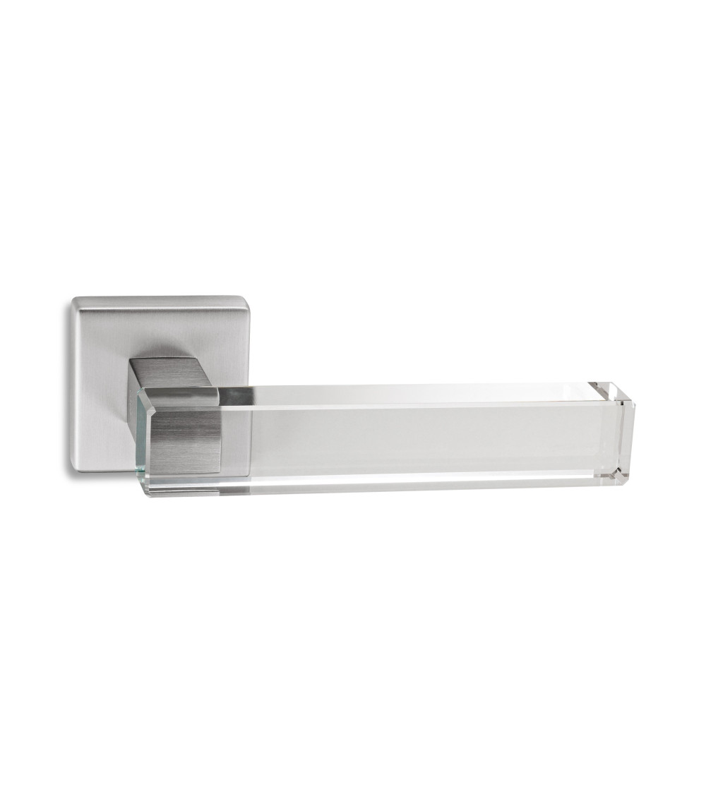 Puxador de porta cromado acetinado Ento Shiny puxador design