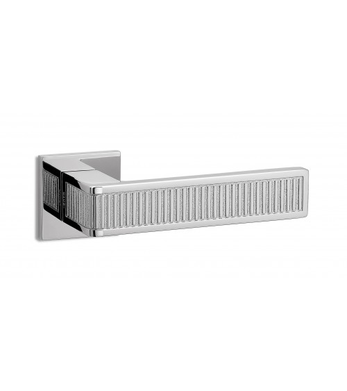Puxador de porta Chrome polido Ento TECA riga
