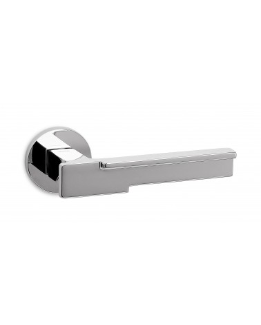 Puxador de porta cromado polido Ento Robot design