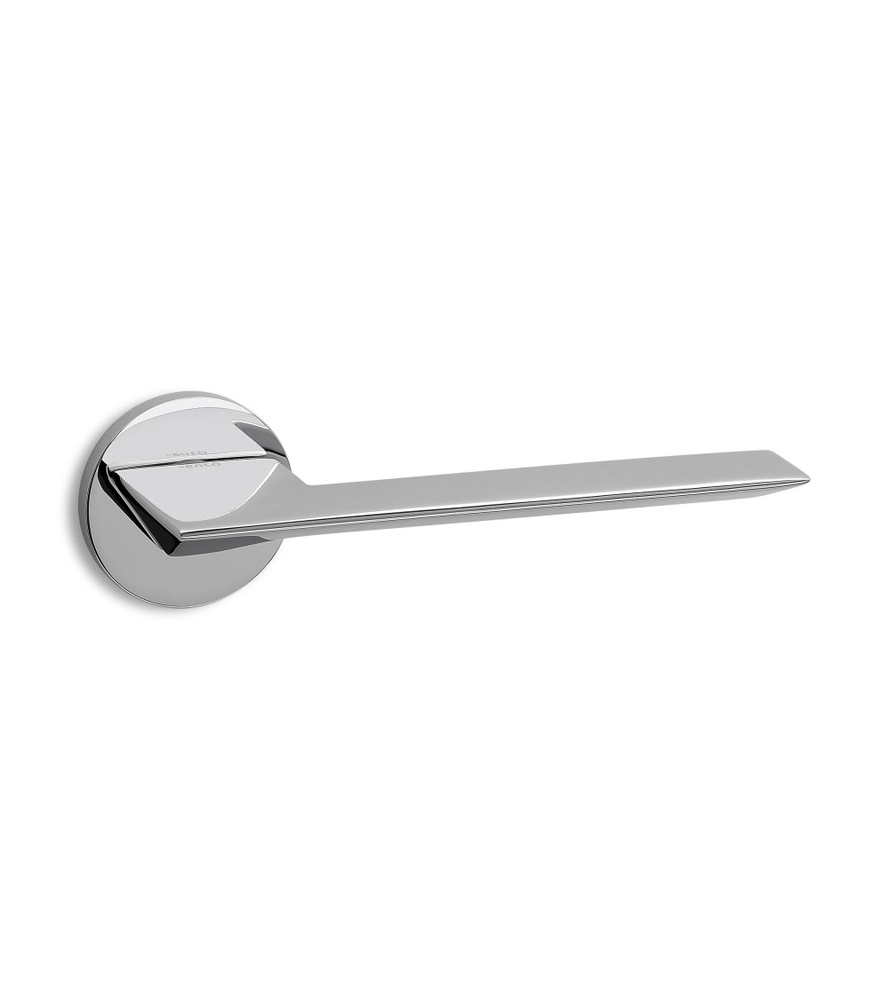 Puxador de porta cromado polido Ento Cedro design