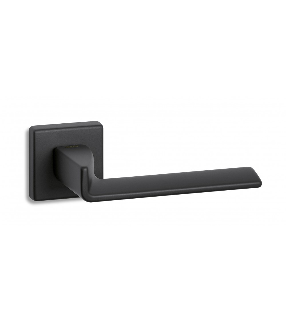Puxador de porta preto ENTO EDGE SQ - puxador design