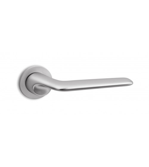 Puxador de porta cromado acetinado Ento Elan puxador design