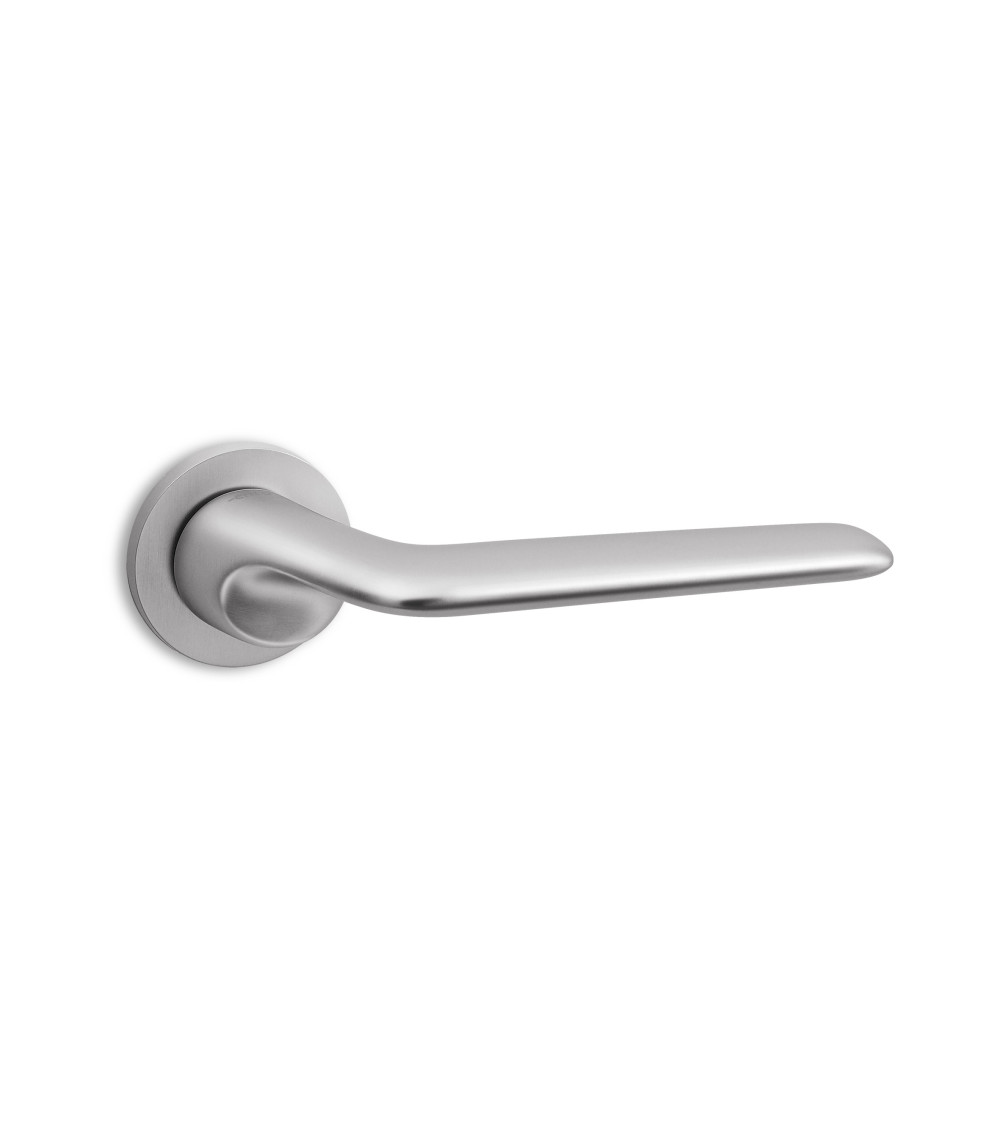 Puxador de porta cromado acetinado Ento Elan puxador design